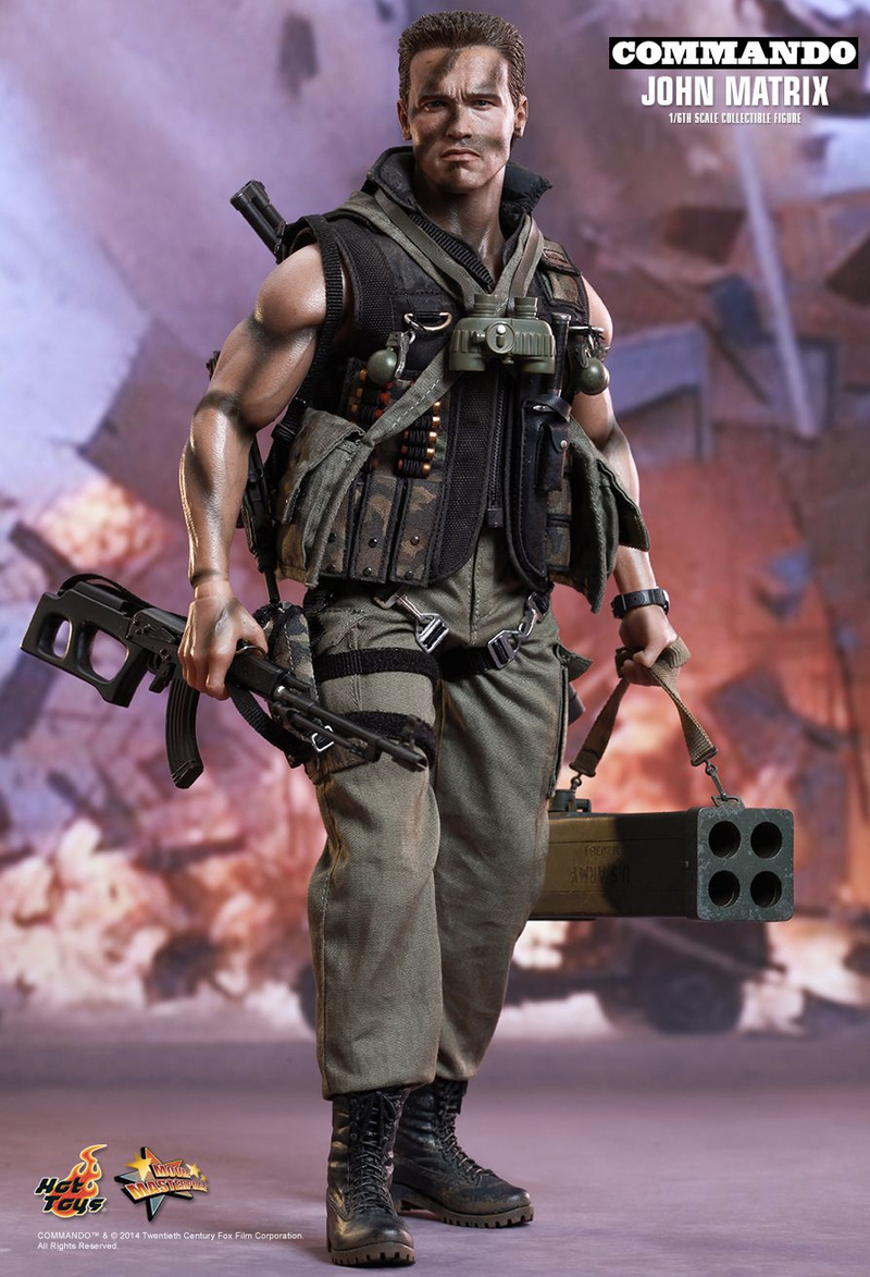 Illustration for article titled Hot Toys' Perfect Commando Figure Is Everything Great About the '80s